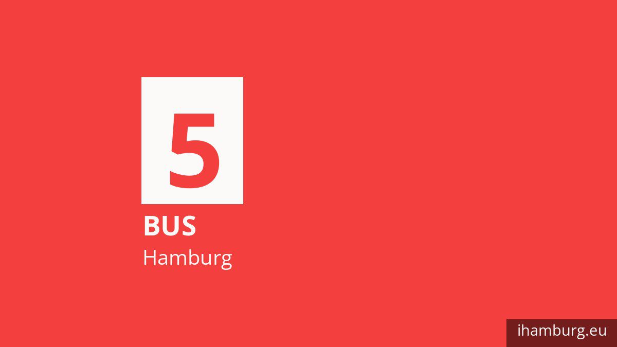 Bus 5 in Hamburg