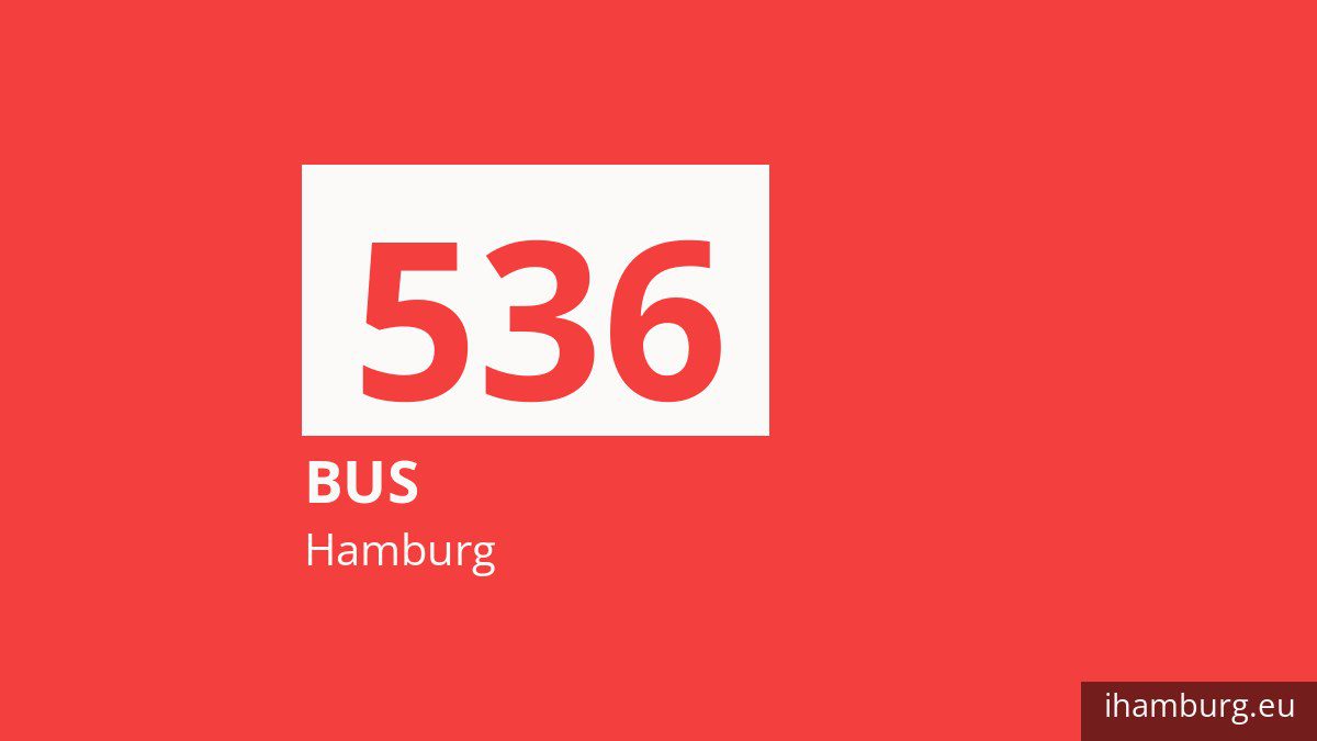 Bus 536 in Hamburg