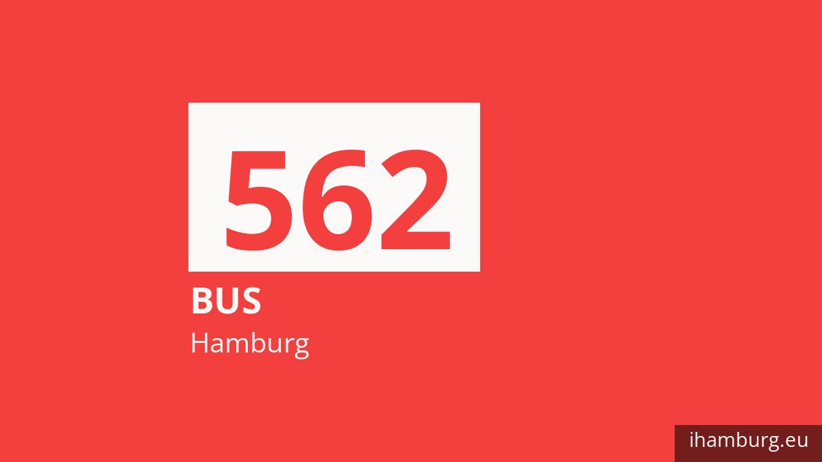 Bus 562 in Hamburg