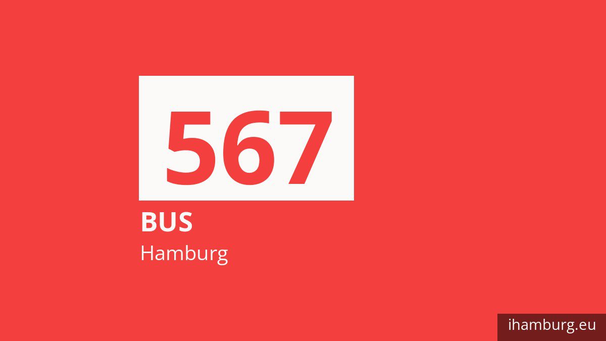 Bus 567 in Hamburg