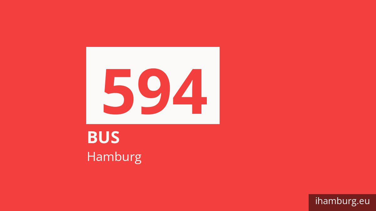 Bus 594 in Hamburg