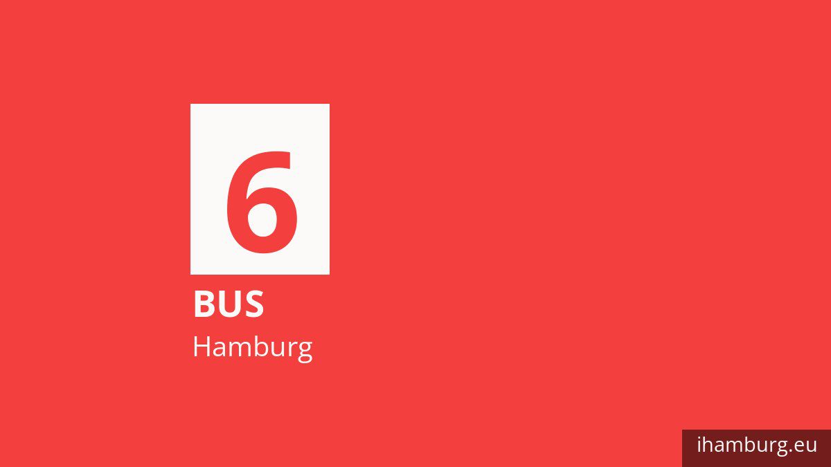 Bus 6 in Hamburg