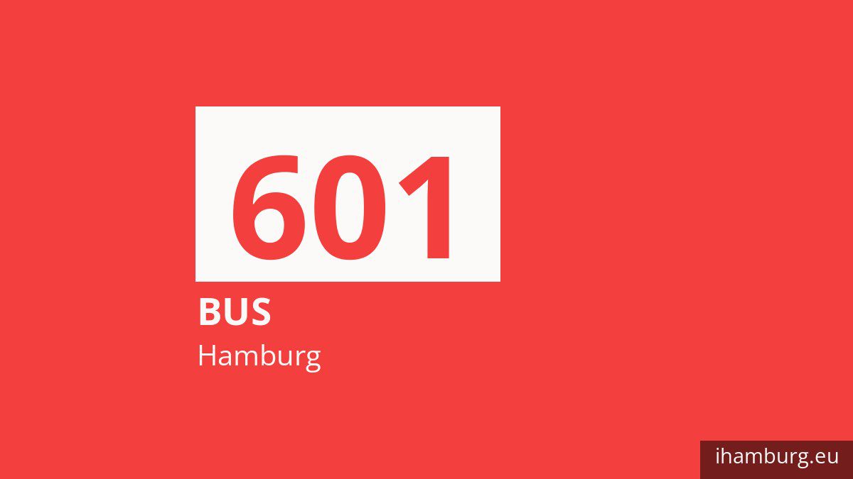 Nachtbus 601 in Hamburg