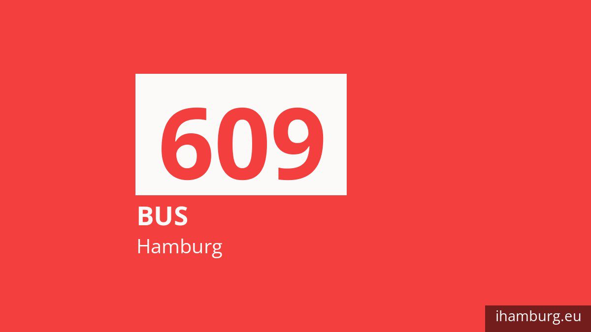 Nachtbus 609 in Hamburg
