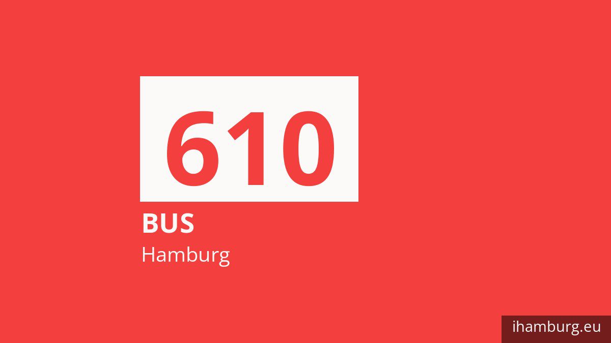 Nachtbus 610 in Hamburg