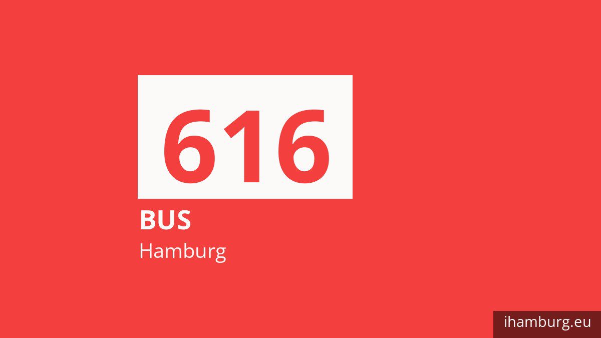 Nachtbus 616 in Hamburg