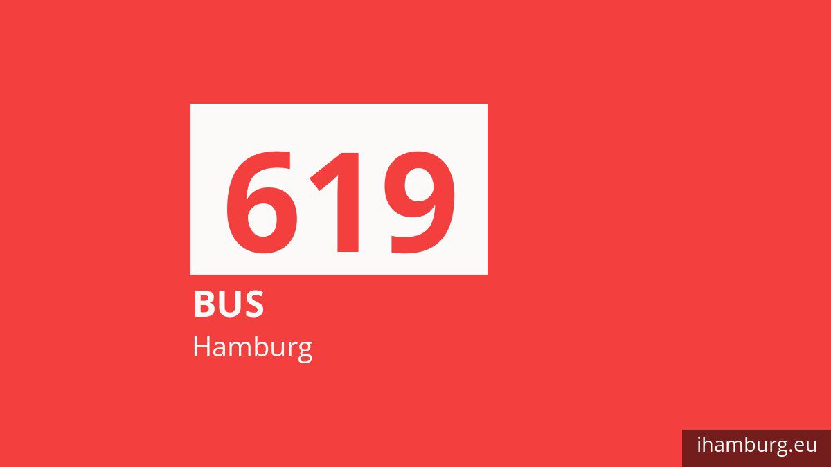 Nachtbus 619 in Hamburg