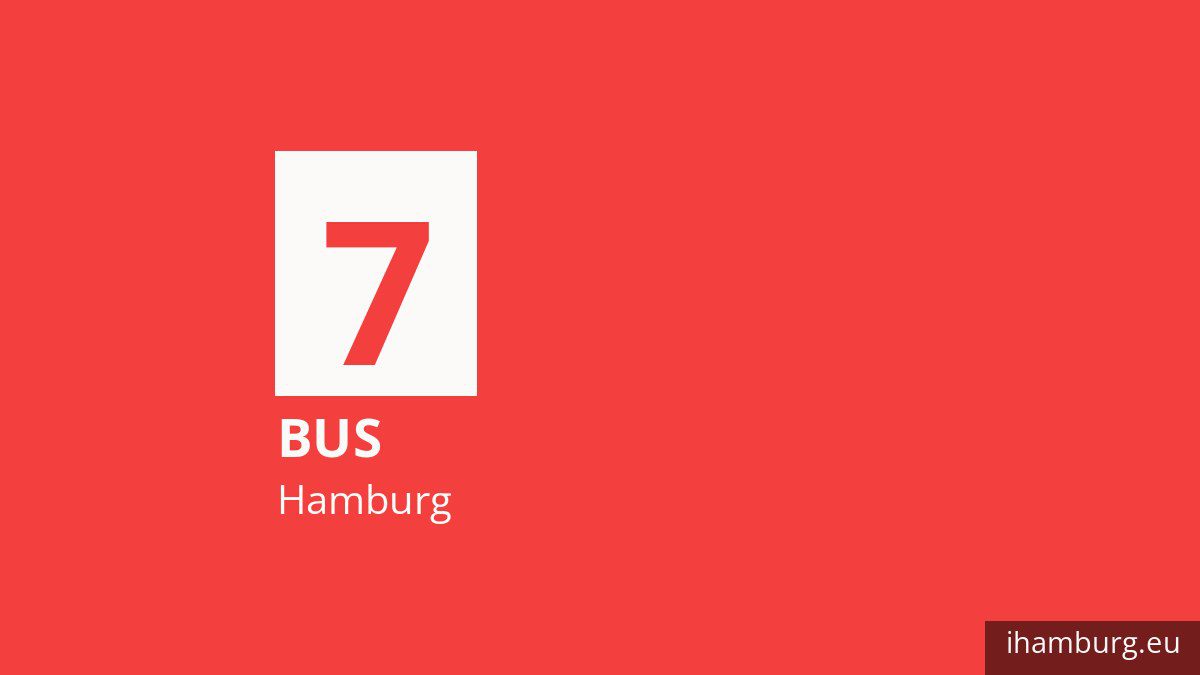Bus 7 in Hamburg