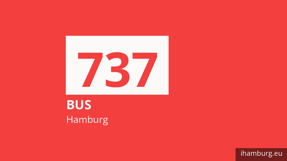 Bus 737 in Hamburg