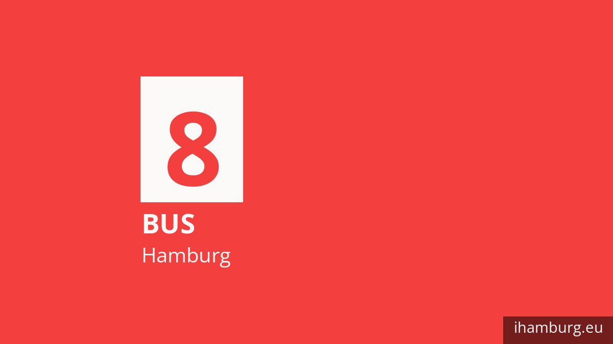 Bus 8 in Hamburg
