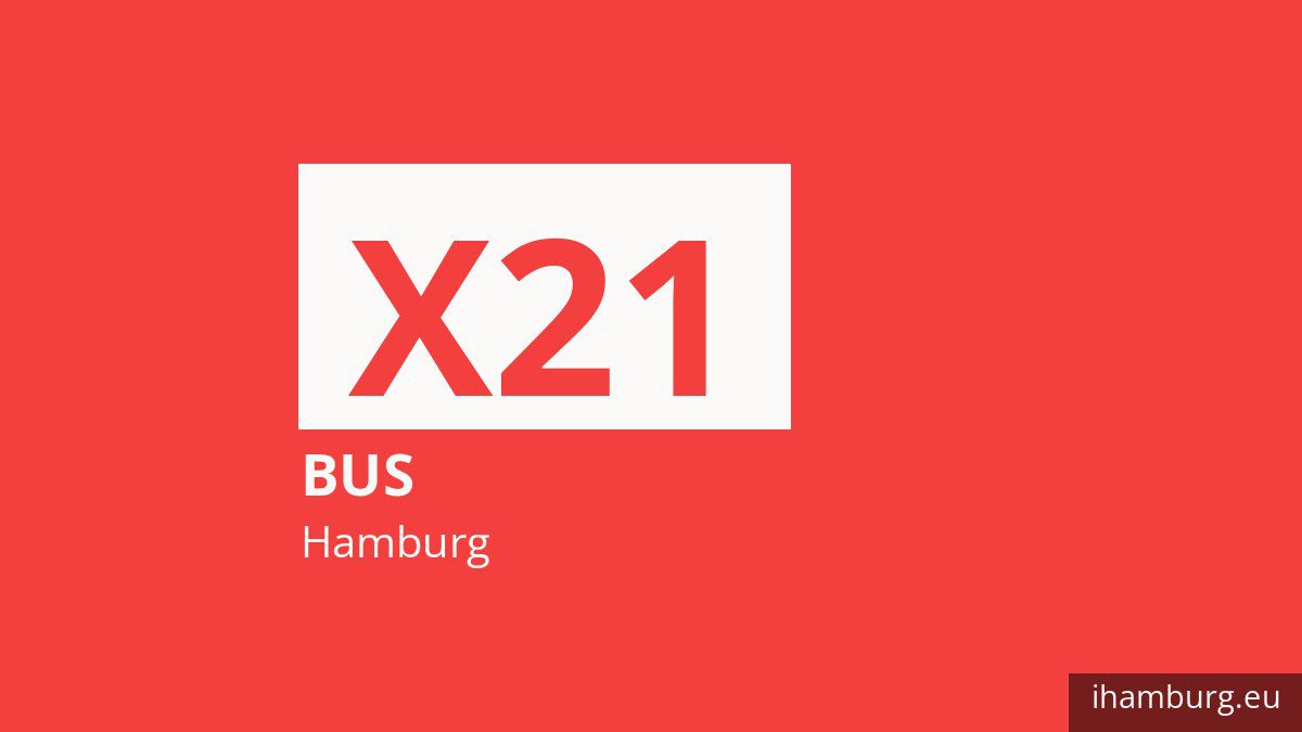 Bus X21 in Hamburg