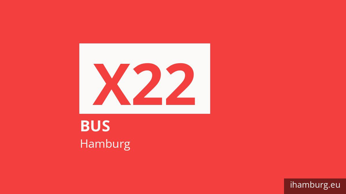 Bus X22 in Hamburg