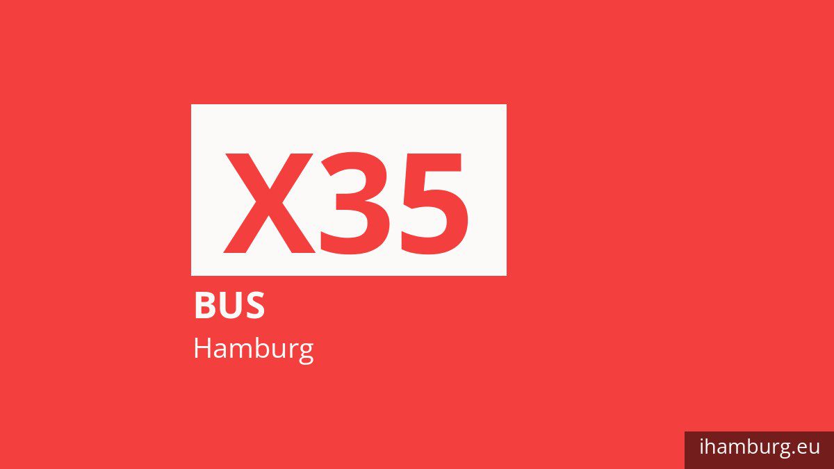 Bus X35 in Hamburg
