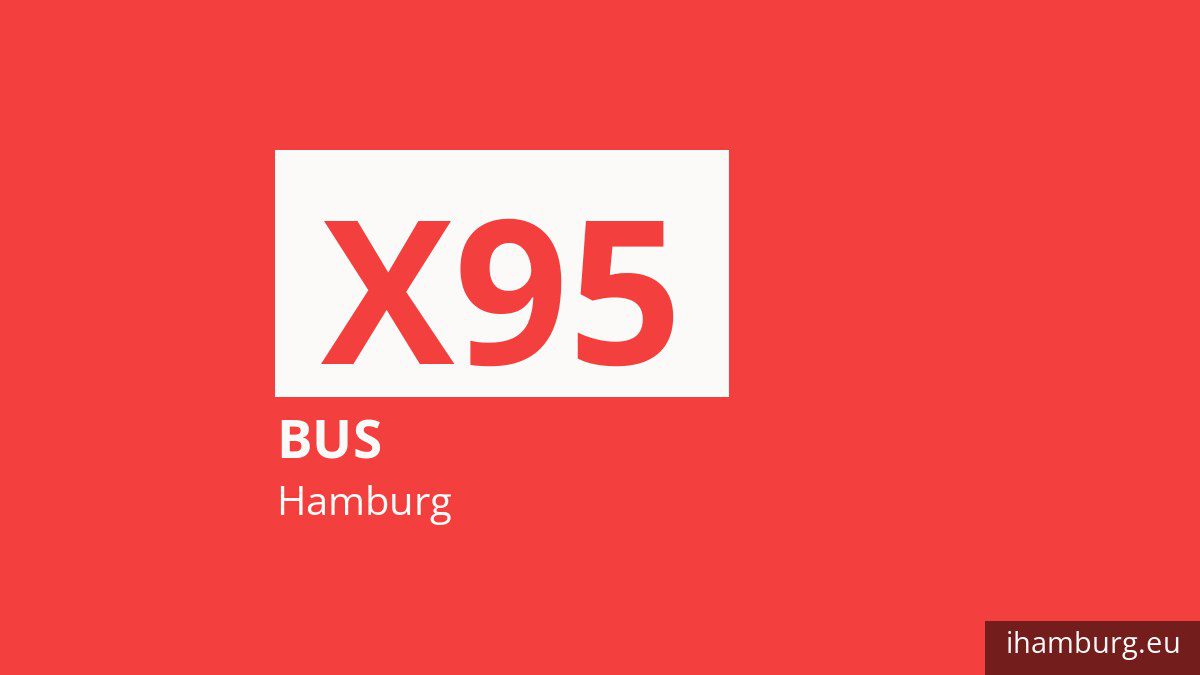 Bus X95 in Hamburg